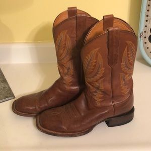 men’s Lucchese boots.
